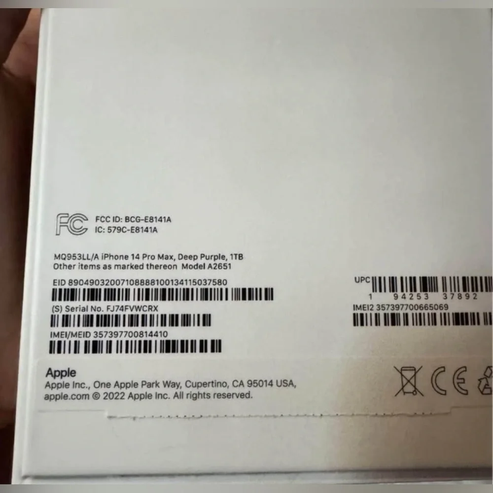 IPhone 14 Pro Max 1TB UNLOCKED!!
